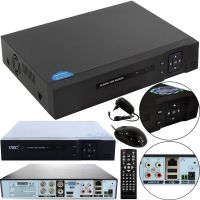 Проводной видеорегистратор DVR UKC CAD 1204 AHD 4 канальный, Сетевой IP Регистратор на 4 камеры для видеонаблюдения и управления камерами Черный