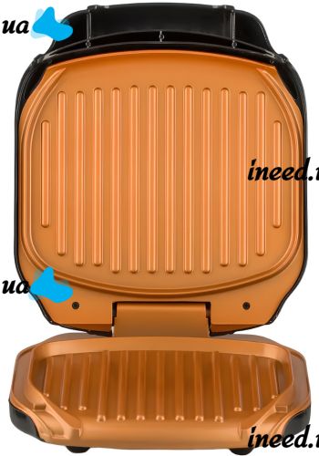 Электрический гриль Gotham Steel Electric Grill контактный прижимной электрогриль для мяса и овощей RAF R522 бутербродница с антипригарным покрытием