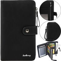 Женский кошелек клатч Baellerry Miracle JC224 Black с отделением для телефона на кнопке, Женское портмоне на 17 отделений для купюр и монет Черный