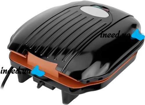 Электрический гриль Gotham Steel Electric Grill контактный прижимной электрогриль для мяса и овощей RAF R522 бутербродница с антипригарным покрытием