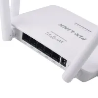 Wireless Wi-Fi Router 300 Mbps Pix-link Router LV-WR08, WIFI Router up to 300 Mb/s with 4 External Antennas and 4 ports White