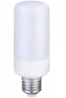 Светодиодная декоративная лампочка LED Flame Light E27 9W с RGB эффектом пламени в форме кукурузы в патрон Цветная лампа 2200K с имитацией огня