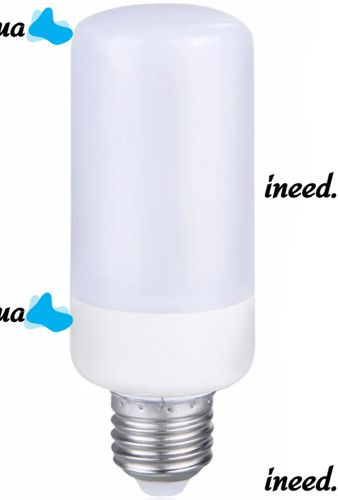 Светодиодная декоративная лампочка LED Flame Light E27 9W с RGB эффектом пламени в форме кукурузы в патрон Цветная лампа 2200K с имитацией огня