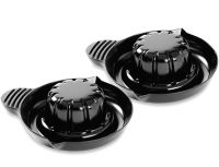 Набор форм для выпечки запекания бекона 2шт Perfect Bacon Bowl cъедобная тарелка, Форма для приготовления съедобной тарелки из бекона Черная