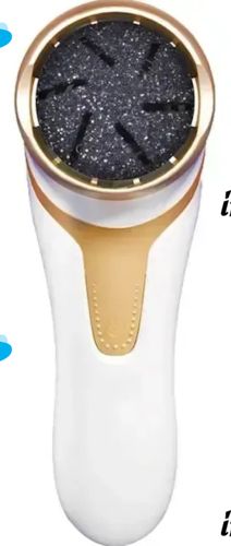 Беспроводная пемза Callus Remover Y2023-1 для чистки пяток и удаления мозолей, Шлифовальная пилка с 2 насадками для удаления грубой кожи Белая