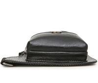 Мужская сумка рюкзак через плечо Jeep Bags 777 38х18 см нагрудная сумка бананка на грудь с отверстием для наушников из искусственной кожи Черная