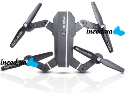 Складной аккумуляторный квадрокоптер RC Drone 8807 FPV c HD WiFi камерой барометром, четырех осевой дрон, коптер с функцией возврата CTW 8807W