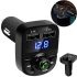Car FM Transmitter Transmitter Bluetooth MP3 CAR MOD X8 BT, Car FM Modulator with 3.1A Charging, Car Charger
