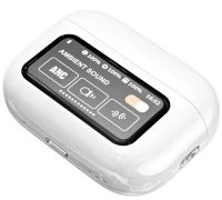 Беспроводные вакуумные наушники TWS AirPods A9 PRO 2 Bluetooth в кейсе с сенсорным дисплеем, Наушники-гарнитура вкладыши блютуз с шумоподавлением