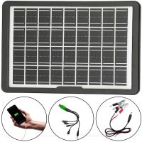 Портативная солнечная панель для зарядки мобильных устройств 15W, с Multi USB портом CL-1615 Solar Panel зарядка от солнца для повербанка телефона