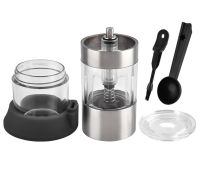 Ручная кофемолка Coffee Grinder HD-A75 механический измельчитель кофейных зерен с регулировкой помола, мельница со стальными жерновами LY-958