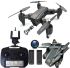 Квадрокоптер складной профессиональный D5HW DRONE s9 Phantom Pro с WIFI камерой, Дрон с подсветкой на аккумуляторе Коптер на радиоуправлении 4 DRC V4
