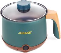 Электрическая рисоварка Rice Cooker JU-551 1.8 л 600 W кастрюля пароварка для жарки и варки с антипригарным покрытием и таймером Зеленая Jubake