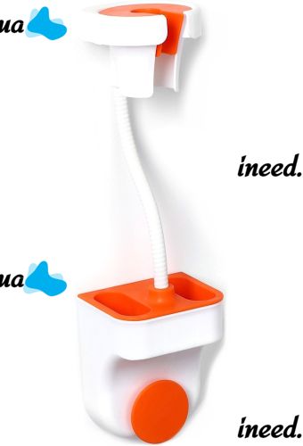 Настенный держатель для фена и душа Hair Dryer Holder Hands Free подвесное вращающиеся крепление органайзер с подставкой для ванных принадлежностей