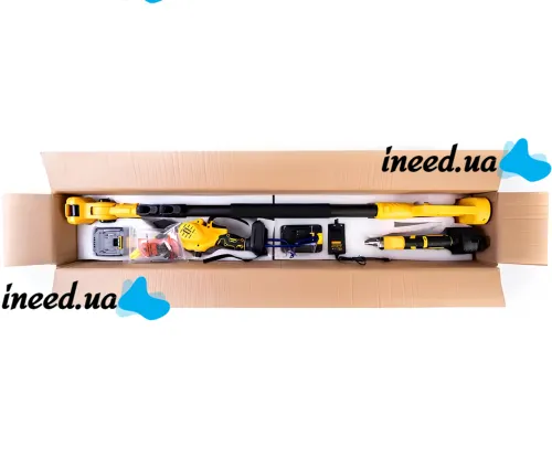 Set of power tools DeWalt 24V 3in1 cordless pruner DCMPP540P1 saw DCM160N and telescopic extension 130-201 cm with 2 batteries