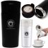 Portable Vacuum Cup Elite Cafestyle EL-252 380 ml double layer thermo cup with lid and drinker, stainless steel thermos with filter AND1335