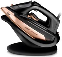 Iron with steam generator RAF R.1305 2600W 300 ml steam iron with ceramic soleplate and vertical steaming on a stand for ironing clothes