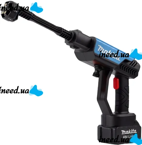 Беспроводная мойка высокого давления Makita DXR-928 48V 5Ah 2 аккумулятора, аккумуляторная мини автомойка с кейсом, распылитель Макита для авто
