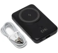 Беспроводное зарядное устройство King Power Bank WPG-101 10000 mAh с быстрой зарядкой, портативный внешний аккумулятор USB повербанк для телефона