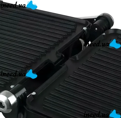Электрический контактный гриль Bitek BT-2687 3000W прижимной двухсторонний электрогриль для мяса с антипригарным покрытием и таймером от сети 220V