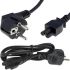 Кабель живлення для ноутбука 3 піна Cable for Laptop wire 165 1,5 м 0.75 mm мережевий шнур 150 см Міккі маус C13 потрійний для блоків живлення