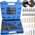 Vevor Set YM-35 Tool Kit 35 items for screwdrivers and drills, A set of drill extractors for broken, licked screws and bolts