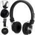 Беспроводные накладные Bluetooth наушники NIA X3 с МР3 плеером и FM Black, Полноразмерные блютуз стерео наушники с микрофоном и радио Черные