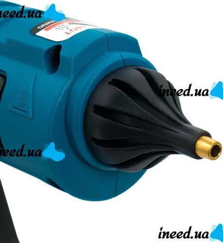 Аккумуляторный клеевой пистолет PROFI-TEC PGG1120V 20V беспроводной термопистолет для горячего силиконового клея 11 мм на 2 аккумулятора Синий