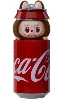 Детская плюшевая игрушка The Monsters Labubu Coca Cola 15 см, Мягкая коллекционная фигурка сюрприз Лабубу в банке Кока кола для детей