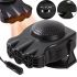 Автомобильный керамический обогреватель салона от прикуривателя Auto Heater HJ-704 Ceramic Fan 12 volt DC 150W автодуйка Тепловентилятор 150Вт Черный