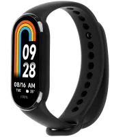 Фітнес браслет Xiaomi Mi Band M9 Black спортивний наручний смарт-годинник з крокоміром, вимірюванням тиску і пульсометром Сяомі Smart Watch Чорні