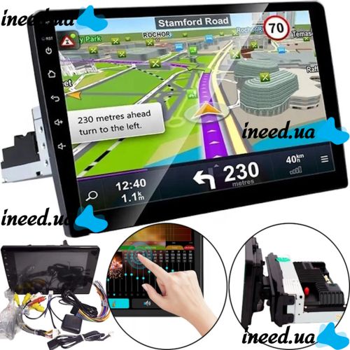 Универсальная автомагнитола 1Din с экраном 8" 9012A Android 2Ram 16gb Storage Автомобильная магнитола плеер Bluetooth с сенсорным экраном 8 дюймов