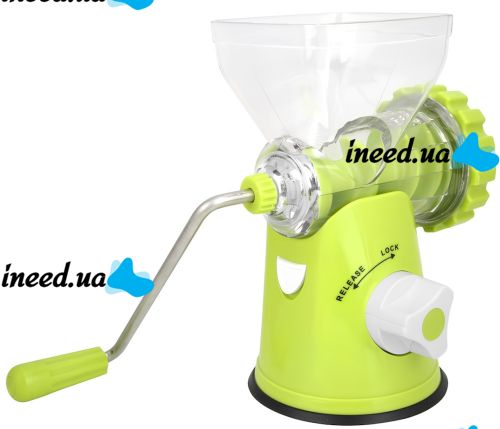 Ручная мясорубка Multfunction Mincer RF706 4 в 1 кухонный измельчитель с насадками для фарша, колбасы и сосисок, механическая мясорубка PS-323