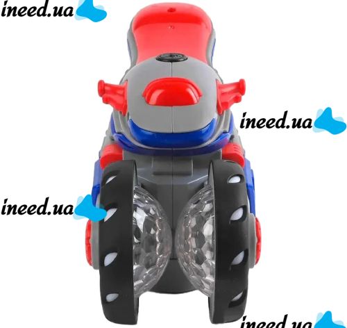 Интерактивная детская игрушка Мотоцикл трансформер YJToys YJ388-6 с музыкальными эффектами, Игрушечный музыкальный квадроцикл от батареек для детей