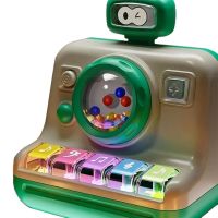 Montessori MSS-011 Children's Toy Piano with Light and Sound Effects, Beiyu Electronic Synthesizer with Simulated Camera Flash for Children