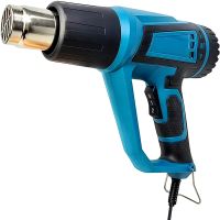 Промышленный сетевой фен Мakita HG5030K 1600W с 4 насадками 2 режима для пайки снятия краски и термоусадки, тепловой строительный фен от сети