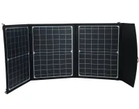Складная портативая солнечная панель GD-ZD1845 45W 17.8V на 3 секции с USB для зарядки телефона, Водонепроницаемая гибкая батарея 45Вт для кемпинга