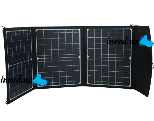 Складная портативая солнечная панель GD-ZD1845 45W 17.8V на 3 секции с USB для зарядки телефона, Водонепроницаемая гибкая батарея 45Вт для кемпинга