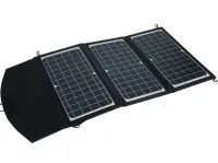 Складная портативая солнечная панель GD-ZD1845 45W 17.8V на 3 секции с USB для зарядки телефона, Водонепроницаемая гибкая батарея 45Вт для кемпинга