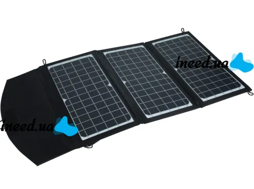 Складная портативая солнечная панель GD-ZD1845 45W 17.8V на 3 секции с USB для зарядки телефона, Водонепроницаемая гибкая батарея 45Вт для кемпинга