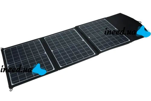 Складная портативая солнечная панель GD-ZD1845 45W 17.8V на 3 секции с USB для зарядки телефона, Водонепроницаемая гибкая батарея 45Вт для кемпинга