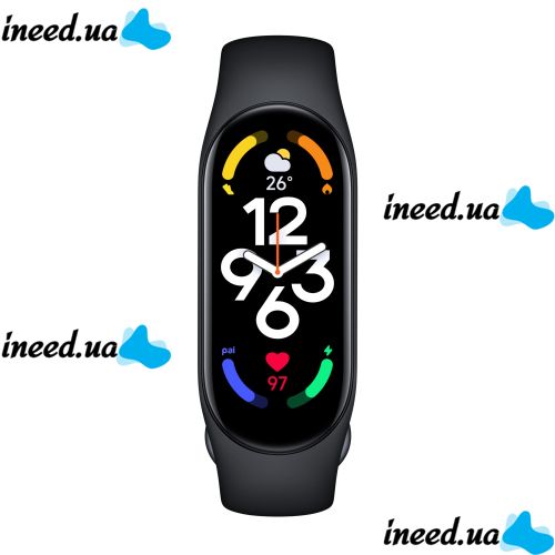 Фитнес браслет Smart Band M7 black Xiaomi Mi Band 7 FitPro цветной М7 шагомер, измерение давления и пульса черные, смарт часы, smart watch