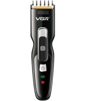 Аккумуляторная машинка для стрижки волос VGR V-040 профессиональный беспроводной мужской триммер для усов и бороды с LED-дисплеем и USB зарядкой V040