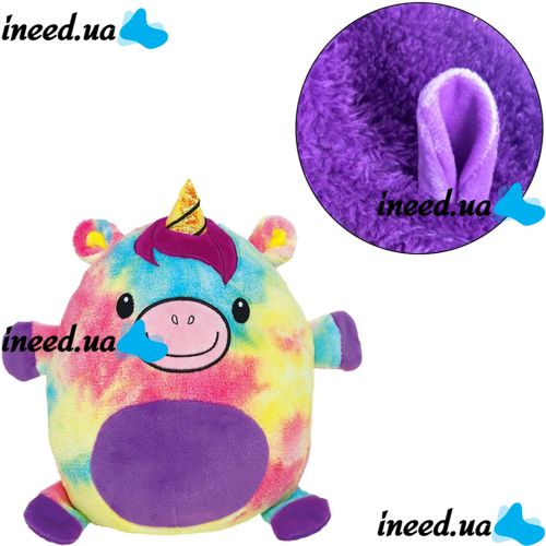 Подушка худи для детей Huggle Pets Hoodie 2 в 1 плед-кофта до 140 см, игрушка трансформер с капюшоном, детская толстовка, игрушка-худи с рукавами 