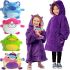 Hoodie Pillow for Children Huggle Pets Hoodie 2 in 1 Plaid Sweatshirt up to 140 cm, Transformer Toy with Hood, Children's Hoodie, Hoodie Toy with Sleeves 