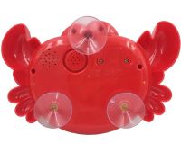 Краб детская игрушка для ванны Bubble Crab музыкальная игрушка-генератор пены на присосках с мыльными пузырями, забавный краб-пузырь на батарейках