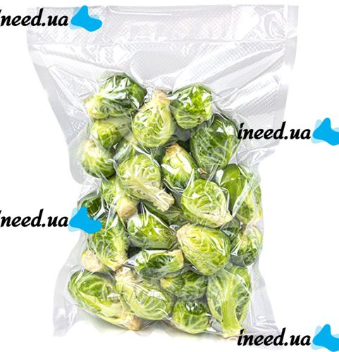 Вакуумные рифленые пакеты PoliVacs 20x15 см 50 штук для вакууматора для еды Пакет 200x150 мм для вакуумного упаковщика для хранения продуктов