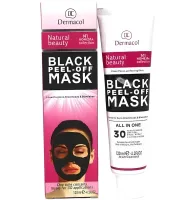 Dermacol Black Peel Off Mask in 120ml tube against blackheads and black spots.