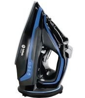 Bitek BT-1297B Wireless Steam Iron 3 modes with ceramic soleplate for ironing clothes, Cordless Iron 3000W with Cordless Base Blue