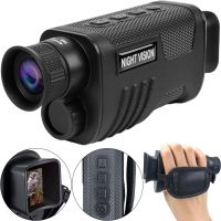 Ручний цифровий монокуляр прилад нічного бачення LG64 Night Vision з 8 кратним збільшенням і функцією запису, Монокль телескоп з нічним баченням і чохлом